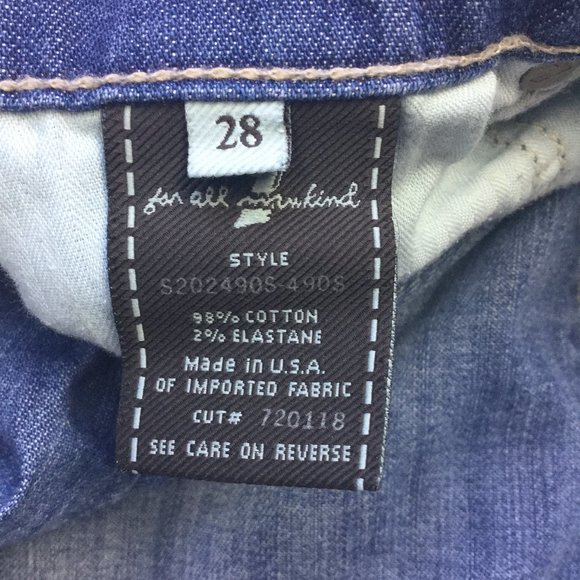 7 for all Mankind DOJO Bermuda Shorts 28 - Picture 6 of 6